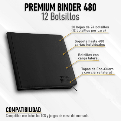 Carpeta Premium Binder 12 Bolsillos