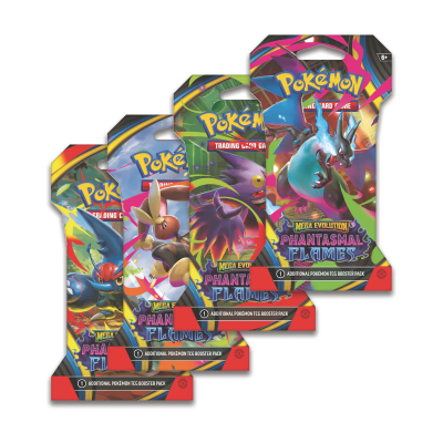Pokemon TCG: Phantasmal Flames Sleeved Booster (Inglés)1