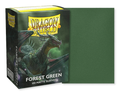 Dragon Shield Standard Size 100 Matte Forest Green