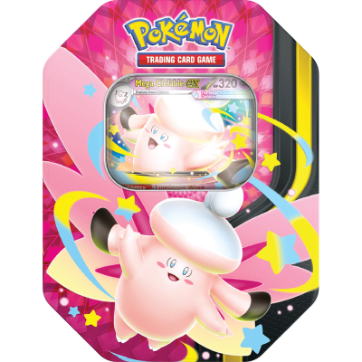 Pokemon TCG: Mega Moonlit Tin Mega-Clefable Ex INGLÉS