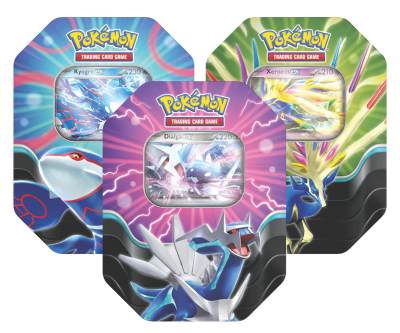 Lata Leyendas Azules Dialga/Xerneas/Kyogre (ESPAÑOL)