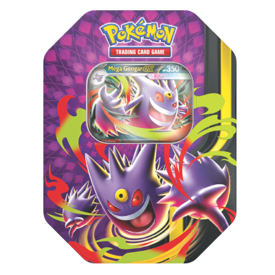 Pokemon TCG: Mega Moonlit Tin Mega-Gengar Ex INGLÉS