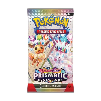 Pokemon TCG Scarlet & Violet Prismatic Evolution Booster (Inglés)1