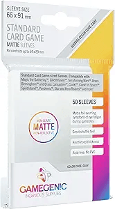 Standard Card Game Sleeves Matte