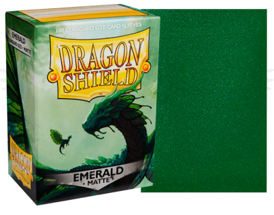 Dragon Shield Standard Size 100 Matte Emerald1