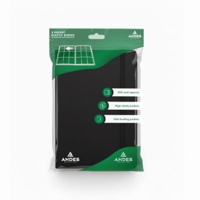 Andes Protection - 9 Pocket Plastic Binder