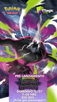 Pokemon TCG: Prelanzamiento Tinieblas Umbrías1