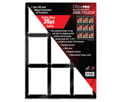 Black Border One-Touch 9 card-Holder