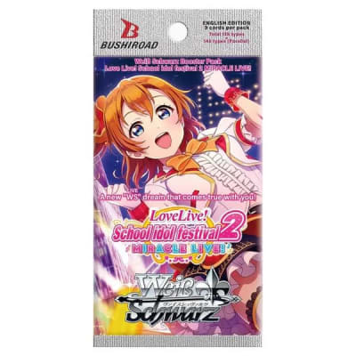 Weiss Schwarz:  Love Live School idol festival 2 MIRACLE LIVE! Booster1
