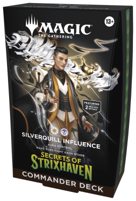 MTG: Secrets of Strixhaven Commander Deck - Silverquill Influence  (Español)1