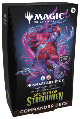 MTG: Secrets of Strixhaven Commander Deck - Prismari Artistry  (Inglés)1