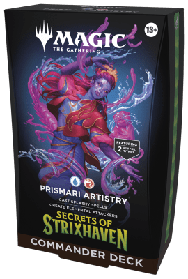 MTG: Secrets of Strixhaven Commander Deck - Prismari Artistry  (Español)1