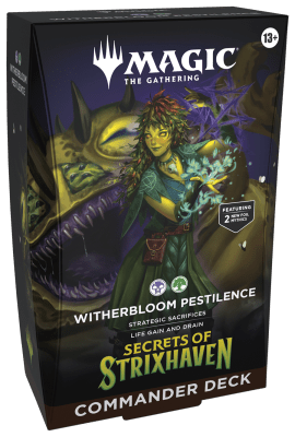 MTG: Secrets of Strixhaven Commander Deck - Witherbloom Pestilence  (Inglés)1