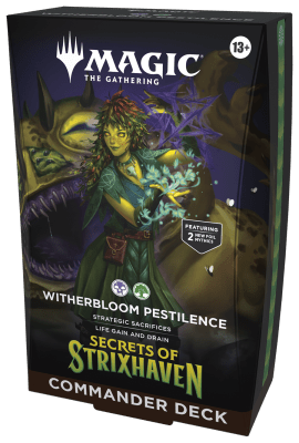 MTG: Secrets of Strixhaven Commander Deck - Witherbloom Pestilence  (Español)1