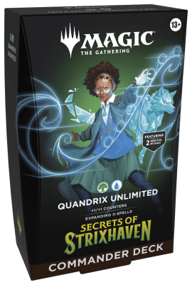 MTG: Secrets of Strixhaven Commander Deck - Quandrix Unlimited (Inglés)