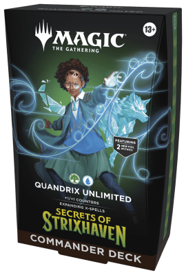 MTG: Secrets of Strixhaven Commander Deck - Quandrix Unlimited (Español)1