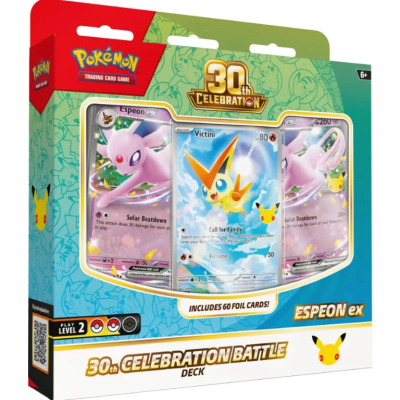 Pokemon TCG 30th Celebration - Battle Deck Espeon INGLÉS
