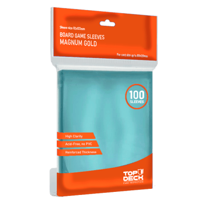 Board Game Sleeves - Magnum Gold1