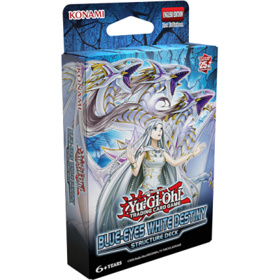 YGO - Structure Deck Blue-Eyes White Destiny Deck (Inglés)