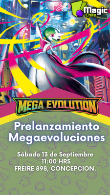 Pokemon TCG: Prelanzamiento Megaevoluciones