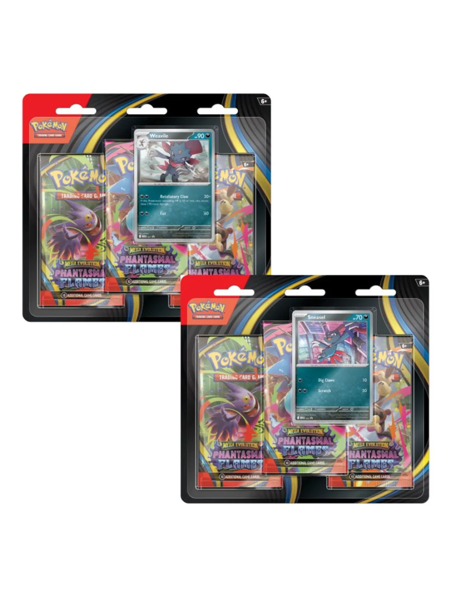 Pokemon TCG: Phantasmal Flames 3 Booster Blister (Inglés)1