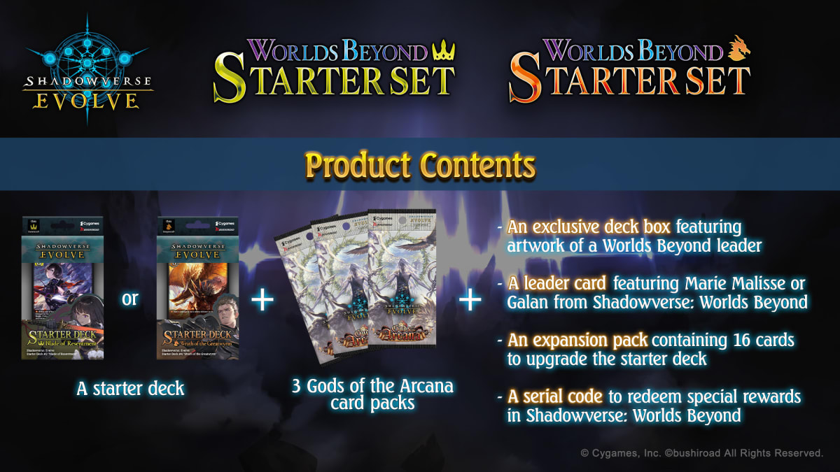 Shadowverse Evolve: Worlds Beyond Starter Set1