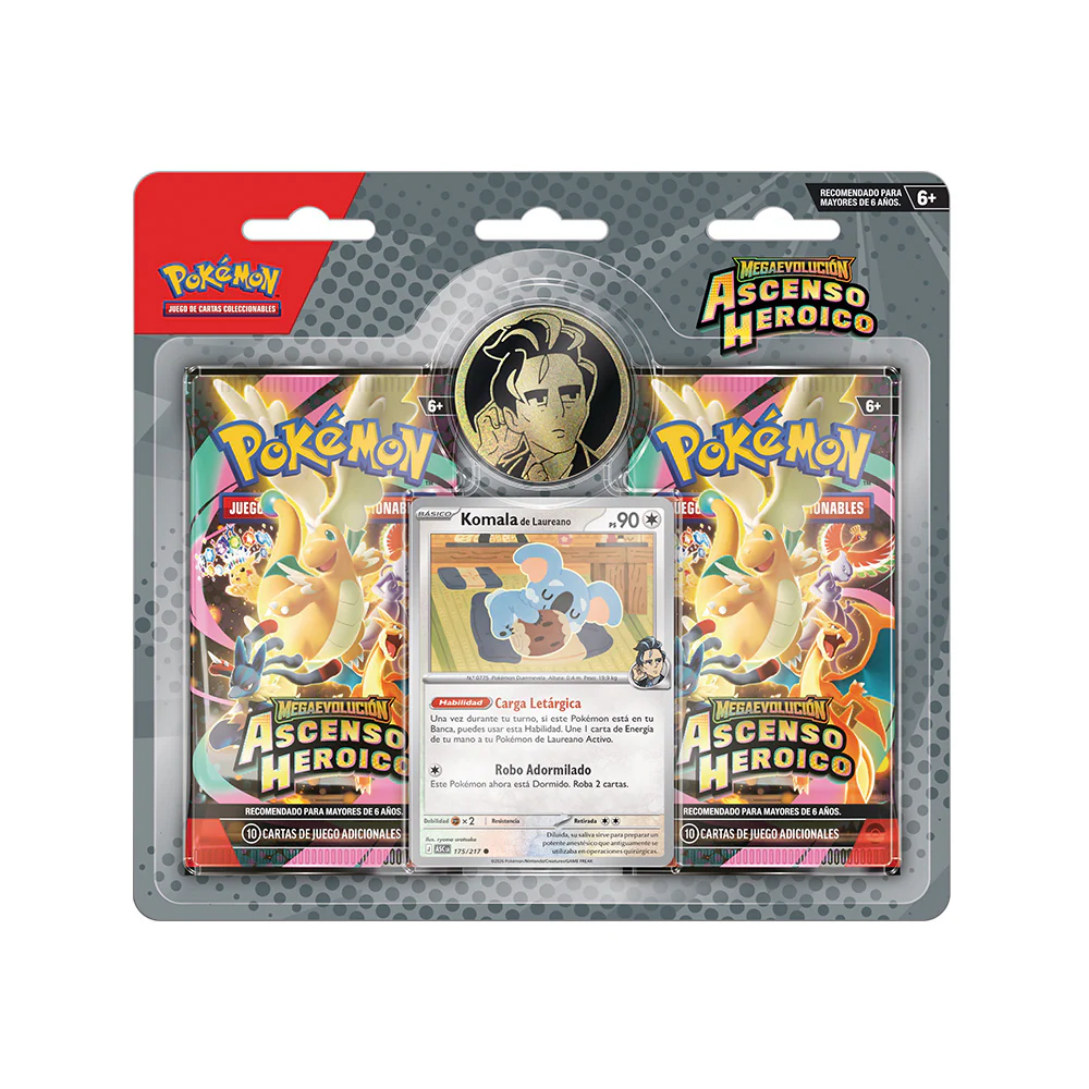 Pokemon TCG: Mega Evolution: Ascended Heroes Collection Erika/Larry (inglés)1