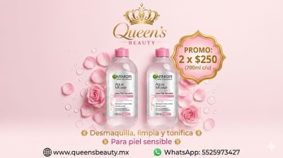 Agua Micelar todo en 1 PACK 2 PROMO1