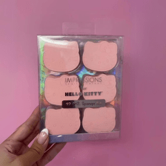 Set 12 esponjas de maquillaje Hello Kitty