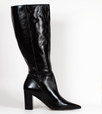 BOTA CUERO NEGRO GLAM1