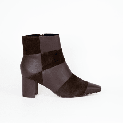 BOTIN DOBLE CUERO CHOCO TG2