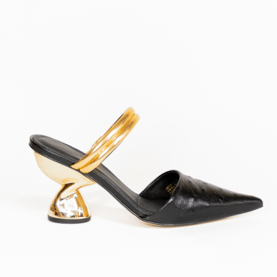 SANDALIA CUERO NEGRO TACO CURVO3