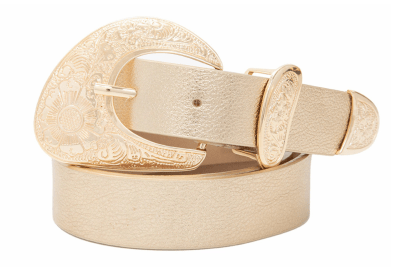 CINTURON CUERO SAYURI DORADO1