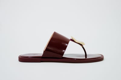 SANDALIA BURDEO BOTON ORO3