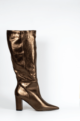 BOTA CUERO BRONCE TACO GRUESO2