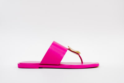 SANDALIA ROSA BOTON ORO3