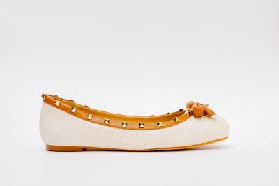 BALLET FLATS TEJIDO BEIGE3
