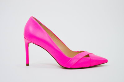 ZAPATO SCARPIN ROSA NEON3