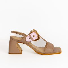 SANDALIA TAUPE ROSA