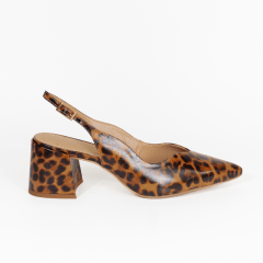 ZAPATO CUERO ANIMAL PRINT