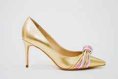 ZAPATO DORADO NUDO