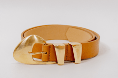 CINTURON CUERO DIESEL BEIGE