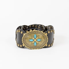 CINTURON CUERO ISAURA NEGRO