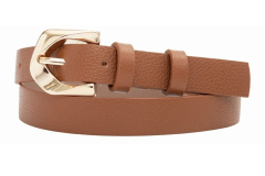 CINTURON CUERO LUNA CAMEL