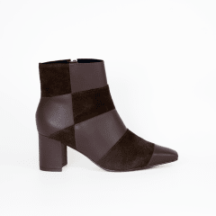 BOTIN DOBLE CUERO CHOCO TG