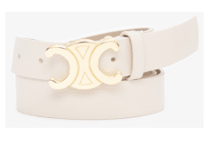 CINTURON CUERO CELINE BLANCO NUDE