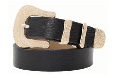 CINTURON CUERO ISIDORA NEGRO