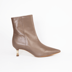 BOTIN CUERO TAUPE