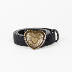 CINTURON CUERO CORA NEGRO