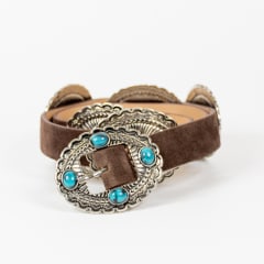 CINTURON CUERO DULCINEA CHOCO